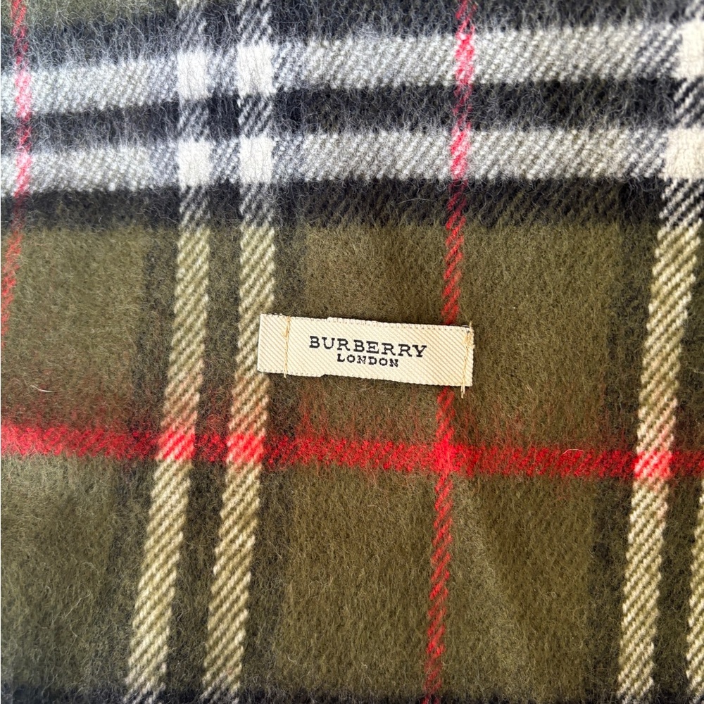 Burberry London scarf (not sure if faux or real)